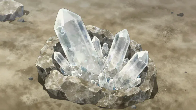 Visual representation of "anhydrous" - A term used to describe minerals or rocks that do not contain water in their structure.