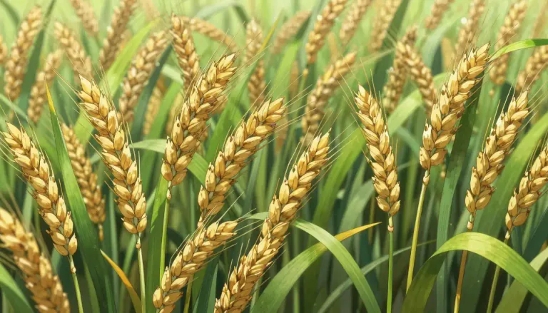 Visual representation of "triticale" - Triticale is a hybrid grain produced by crossing wheat and rye, combining the qualities of both plants.