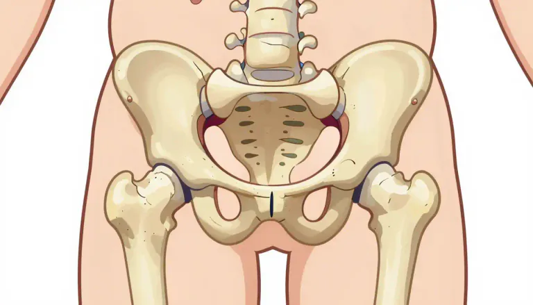 Visual representation of "acetabulum" - The acetabulum is the socket in the hip bone that fits the head of the femur, allowing for hip joint movement.