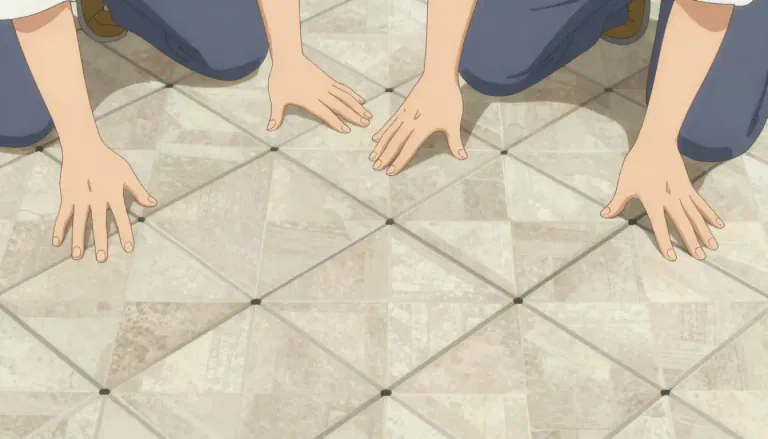 Visual representation of "tessellation" - The action or process of tessellating.