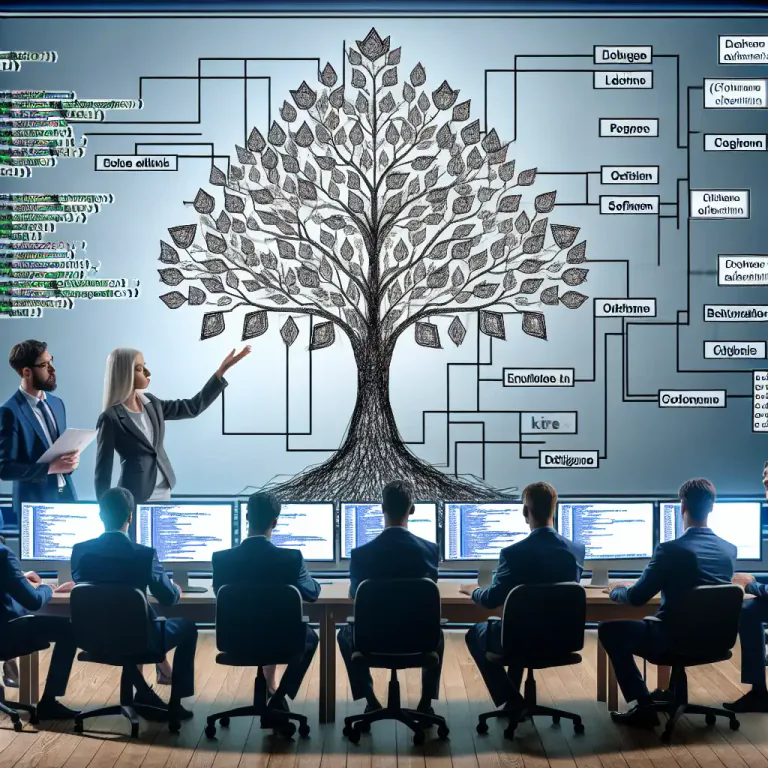 Visual representation of "subversion" - In computing, the subversion is a version control system that helps track changes to files, folders, and directories.