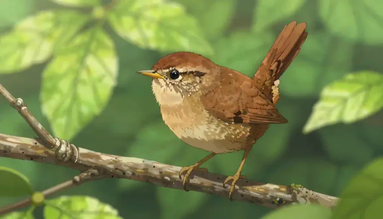 Visual representation of "wren" - A very small, brown bird that has a short tail, often found in Europe, Asia, and the Americas.