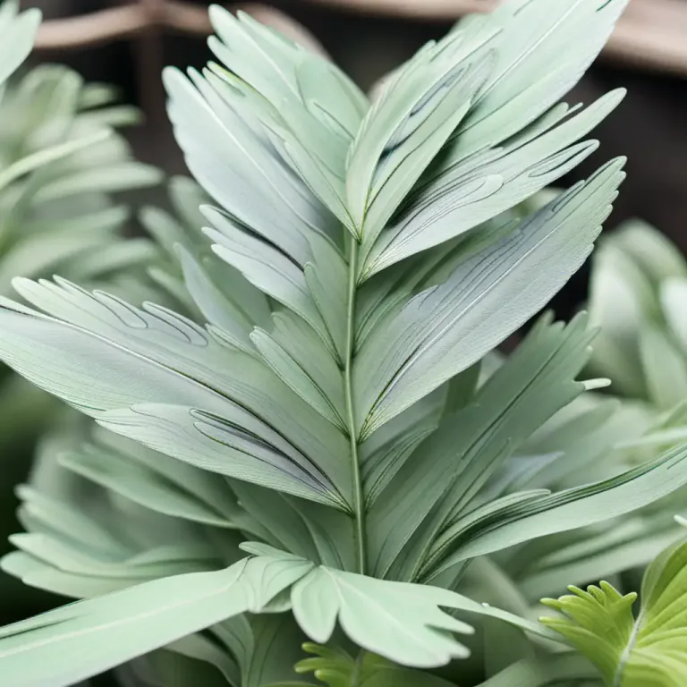 Visual representation of "absinthe" - A herb-like plant called wormwood, which is the main ingredient in the alcoholic drink also known as 'absinthe'.