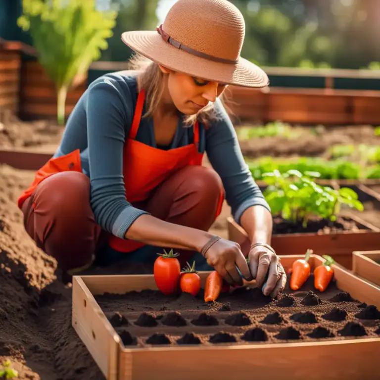 Visual representation of "seed" - To plant seeds in an area of ground.