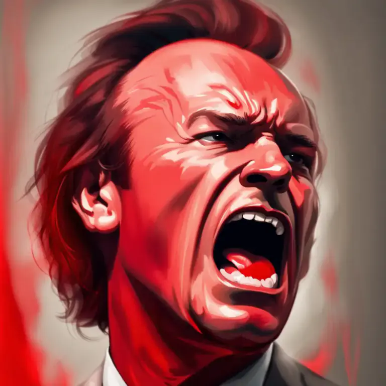 Visual representation of "steam up" - To become angry, upset or excited.