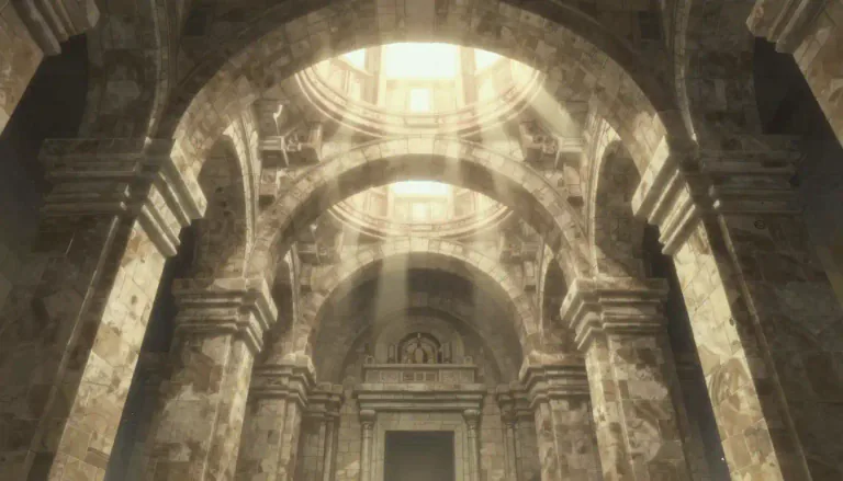 Visual representation of "fornix" - A fornix can refer to an arched or vaulted architectural formation, often seen in ancient buildings.