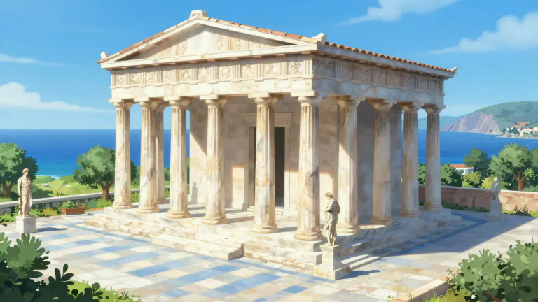 Visual representation of "grecian" - Related to or from Greece