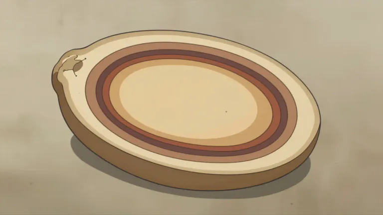 Visual representation of "annulus" - A ring-like structure present in certain biological systems, such as the layers found in some seeds.