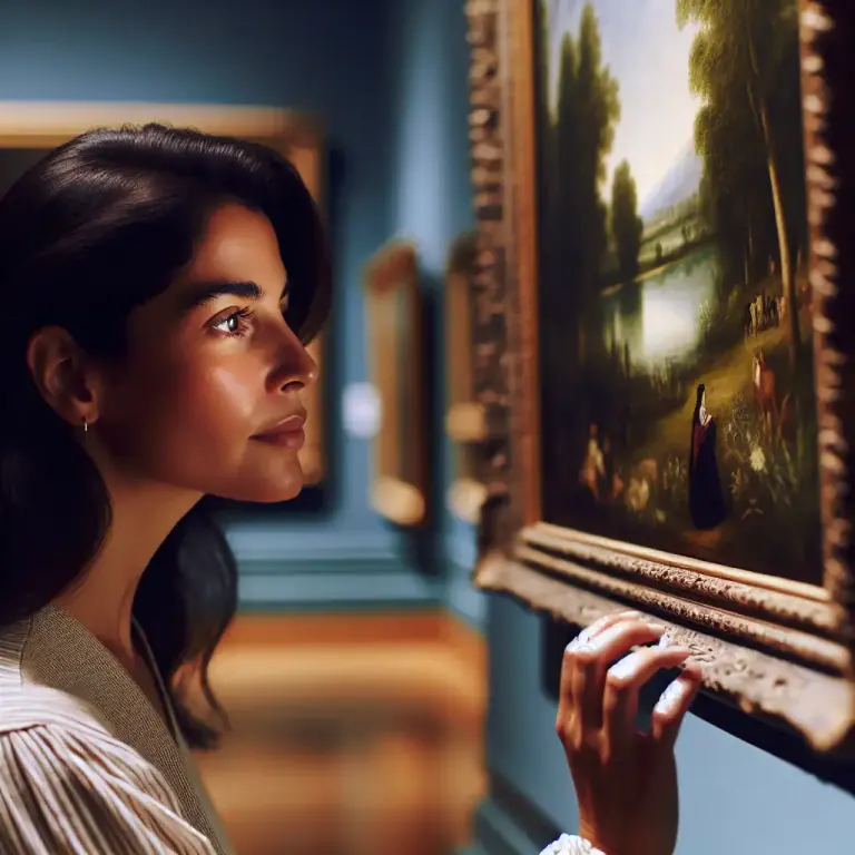 Visual representation of "aesthetically" - in a way that relates to the enjoyment or study of beauty