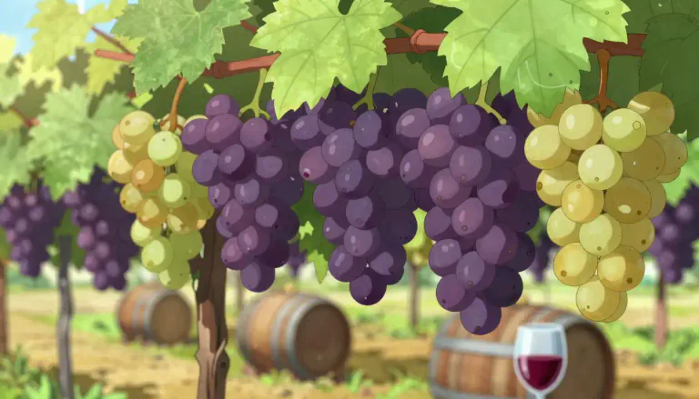Visual representation of "pinot" - A type of grape known for producing high-quality wines, including varieties like Pinot Noir, Pinot Grigio, and Pinot Blanc.