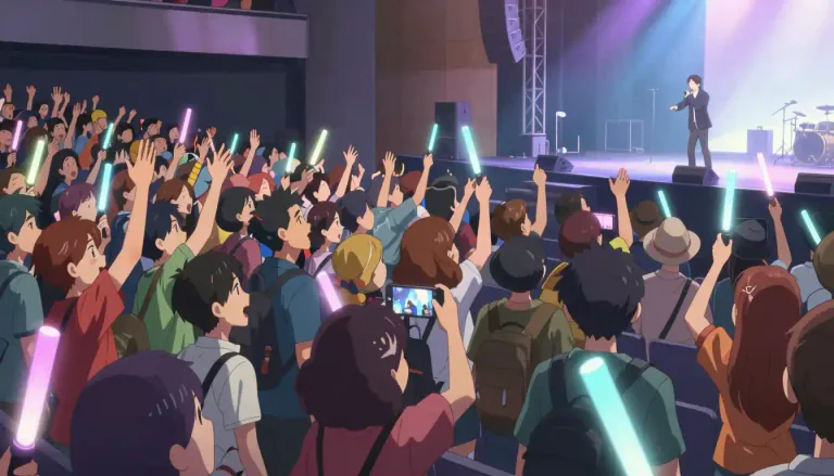 Visual representation of "fanbase" - A group of dedicated and enthusiastic admirers or supporters of a particular person, group, or team, often characterized by collective behavior and interaction.