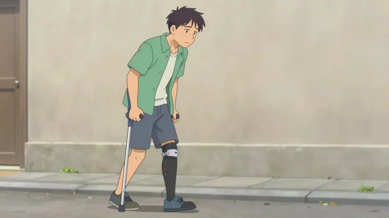 Visual representation of "cripple" - A person who is unable to walk or move properly.