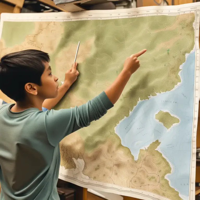 Visual representation of "the lay of the land" - Physical characteristics of an area or region