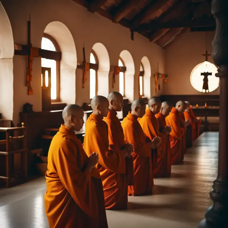 Visual representation of "congregation" - A group of religious clerics who live together and function under the same rules and leadership.