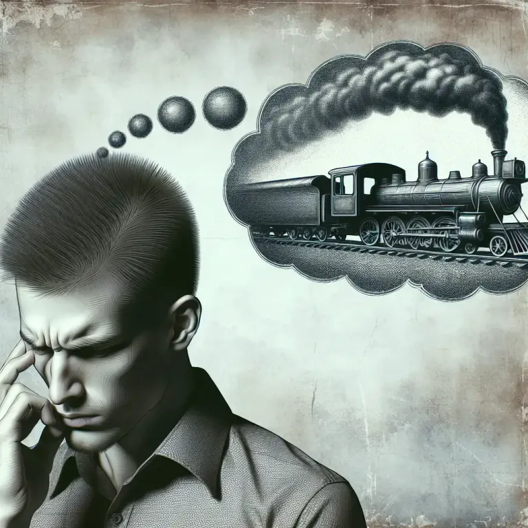 Visual representation of "lose" - to forget something