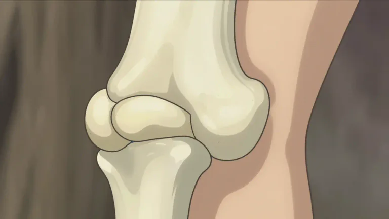 Visual representation of "condylar" - Relating to or resembling a condyle, a rounded end of a bone that forms part of a joint.