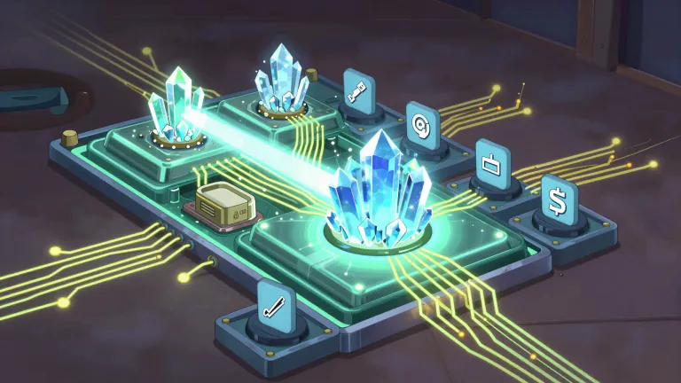 Visual representation of "intrinsic" - Used in a specialized computing field to refer to functions or operations built into a particular computer language, hardware, or software.