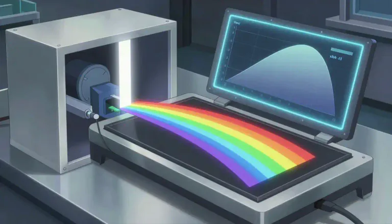 Visual representation of "spectrometry" - Spectrometry is a technique used to measure the spectrum of physical entities, especially through the separation of light into its different colors.