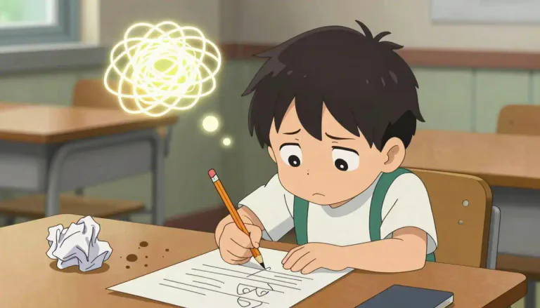 Visual representation of "dysgraphia" - Dysgraphia is a learning disorder that primarily affects a person's handwriting ability, often making it difficult to write legibly or organize thoughts on paper.