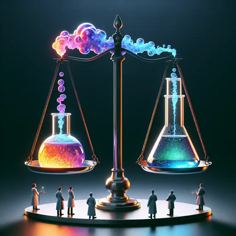 Visual representation of "reversible" - In chemistry, a reaction that can proceed in either direction