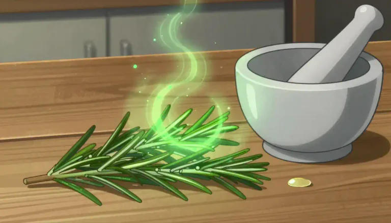 Visual representation of "rosmarinic" - Rosmarinic acid is a compound found in certain herbs that has antioxidant properties and is believed to have health benefits.