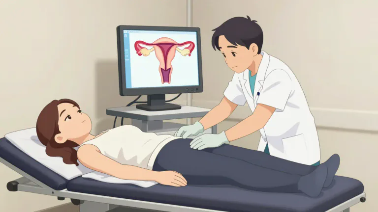 Visual representation of "cervical" - Relating to the cervix, the lower part of the uterus