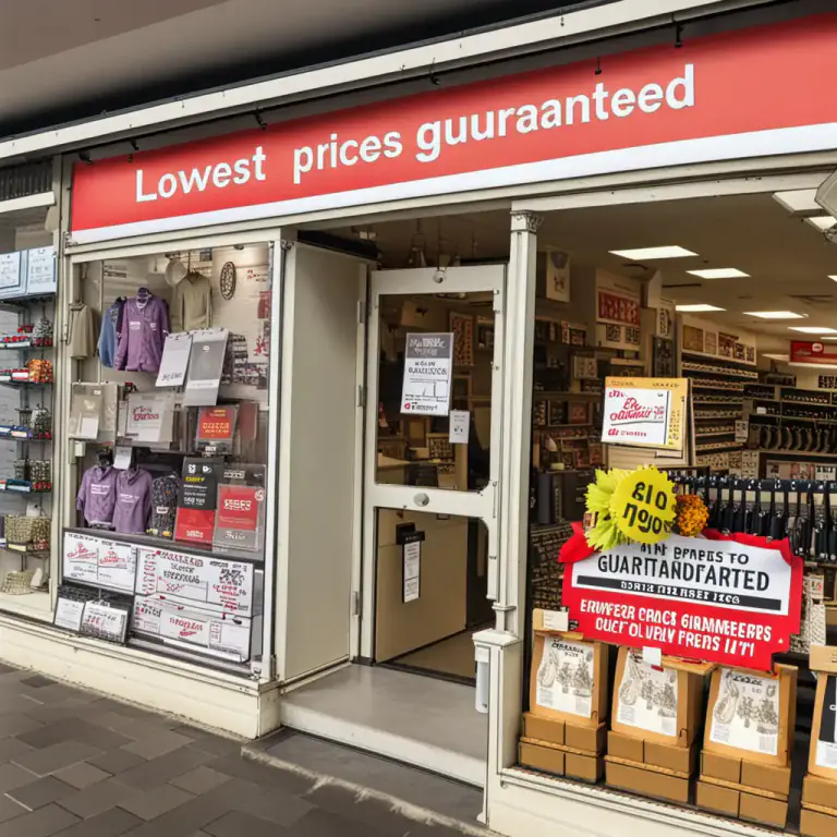 Visual representation of "unbeatable" - Lower than any other price or offer