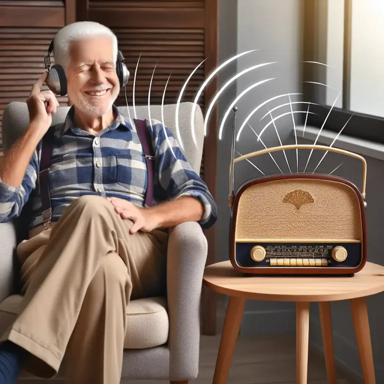 Visual representation of "wireless" - A radio system where broadcasting happens without any connected wires.