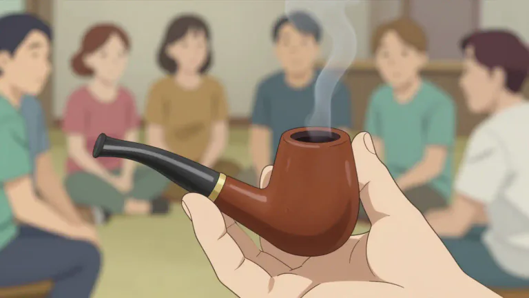 Visual representation of "chillum" - A chillum is a type of pipe used for smoking substances, often in a communal setting.