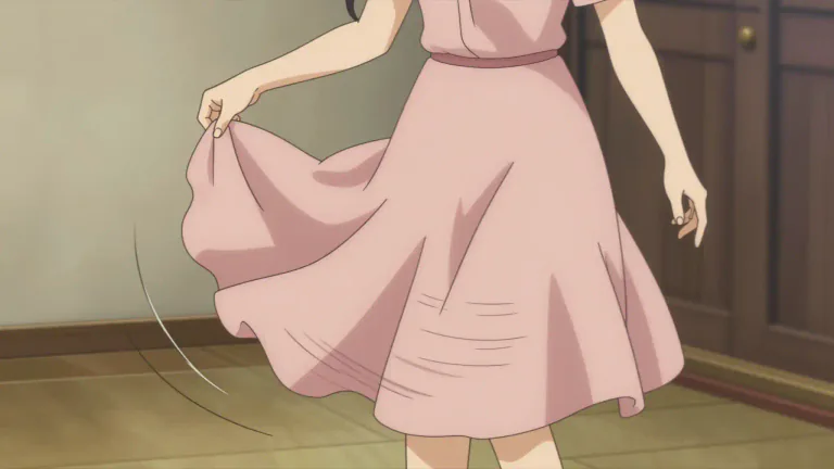 Visual representation of "ruffle" - To make (something) lose its smooth appearance or shape