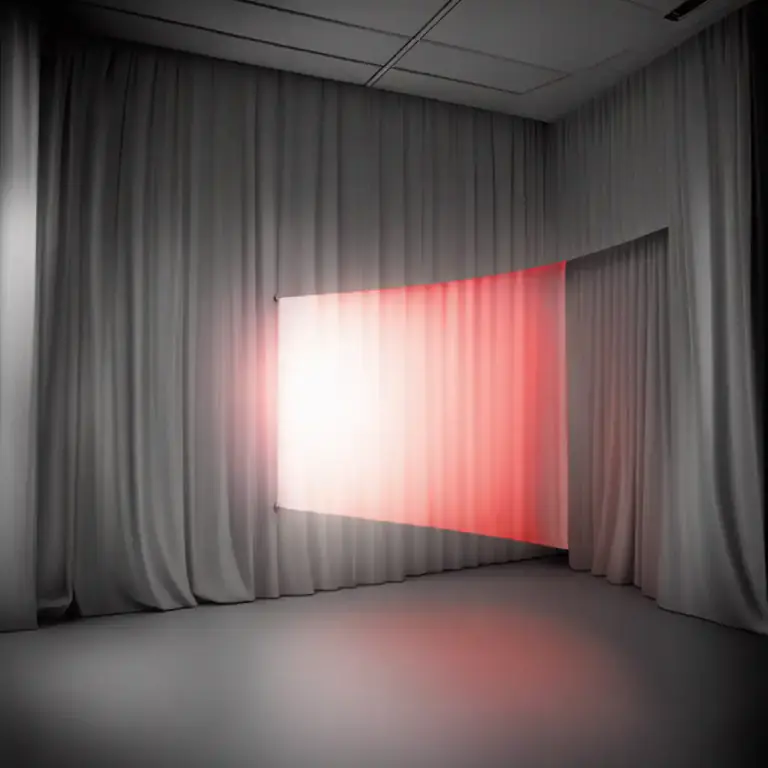 Visual representation of "opaque" - Not transmitting or reflecting light or radiant energy, like infrared radiation