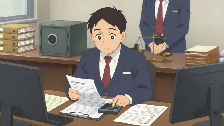 Visual representation of "audit" - A formal check of a person's or organization's accounts, typically by an independent body.