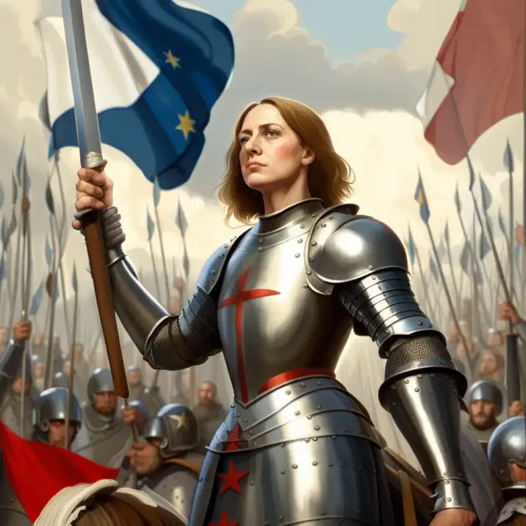 Visual representation of "virago" - A woman of great strength and courage