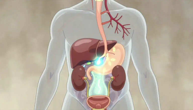 Visual representation of "pharmacokinetics" - The study of how a drug is absorbed, distributed, metabolized, and excreted in the body.