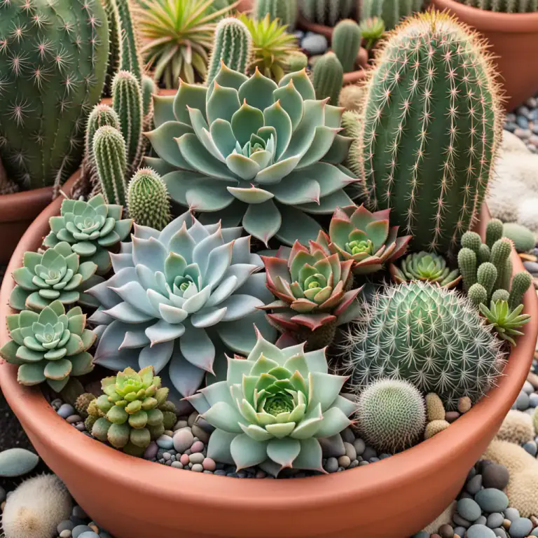 Visual representation of "succulent" - A type of plant that can store water in its thick leaves