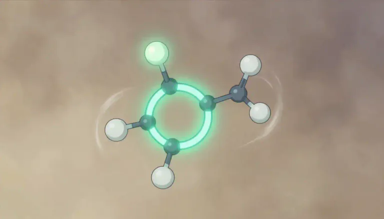 Visual representation of "aryl" - Aryl refers to a functional group derived from an aromatic ring by the removal of a hydrogen atom.