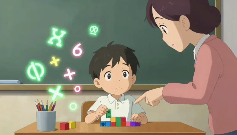 Visual representation of "dyscalculia" - Dyscalculia is a specific learning difficulty that affects the ability to understand and work with numbers.