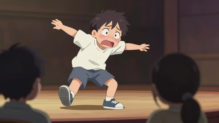 Visual representation of "awkward" - Feeling uncomfortable, nervous, or embarrassed in a situation