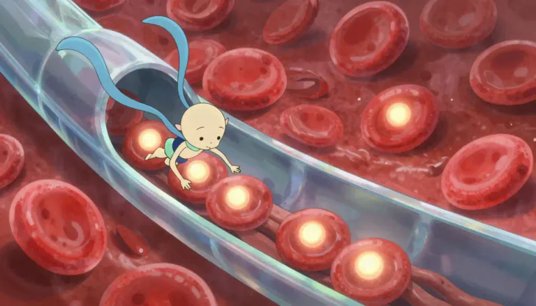 Visual representation of "transferrin" - Transferrin is a protein that carries iron in the blood and is essential for iron metabolism.