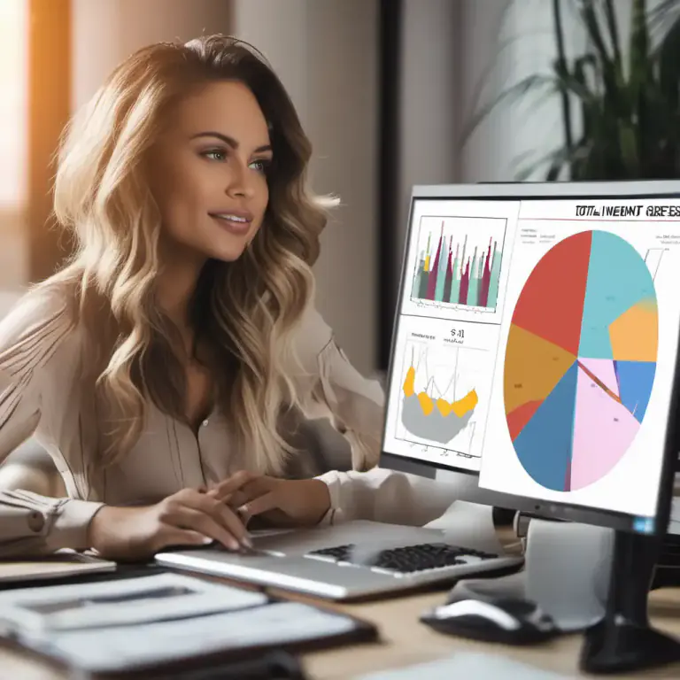 Visual representation of "portfolio" - The total amount of investments held by an individual or institution.