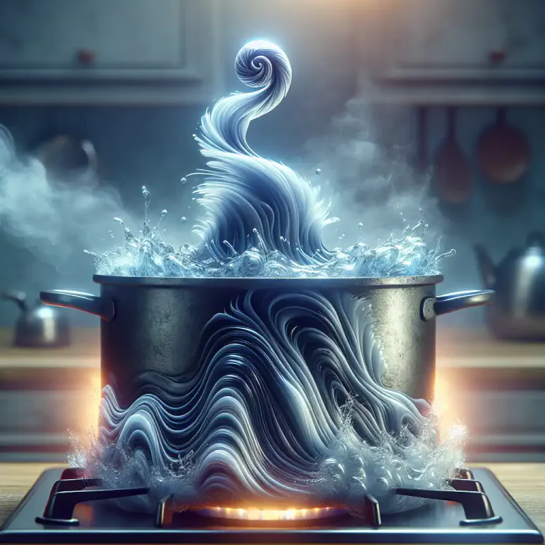 Visual representation of "convection" - The transfer of heat through a fluid (liquid or gas) caused by molecular motion