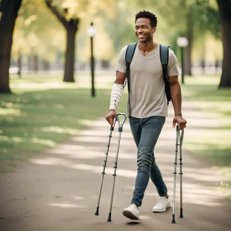 Visual representation of "be doing well" - Improving in health after an illness or injury
