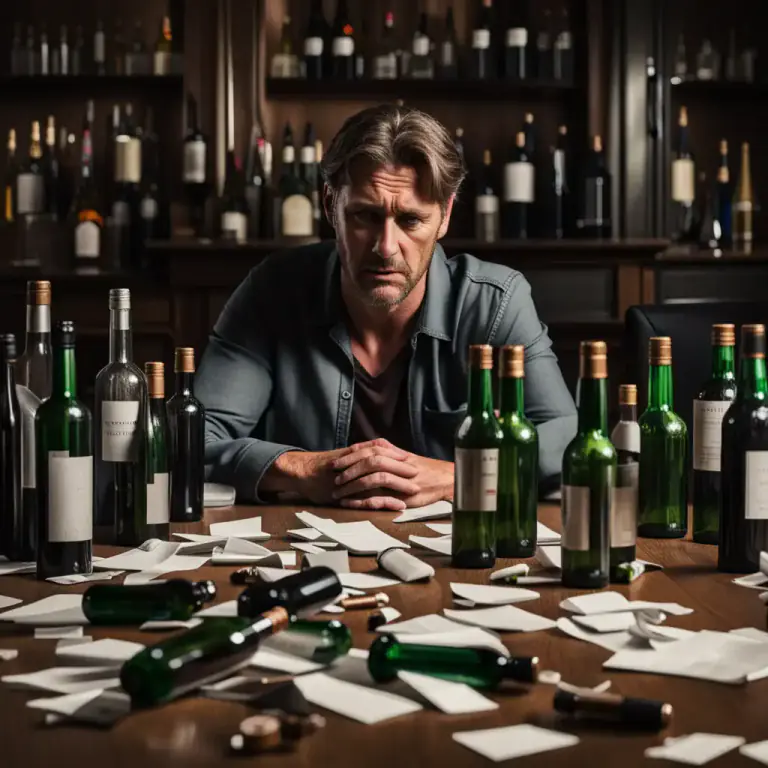 Visual representation of "the demon drink" - This phrase is a way to describe alcohol, particularly when it is causing problems.