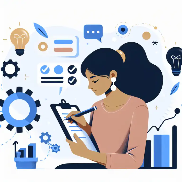 Visual representation of "checklist" - A list of criteria or standards