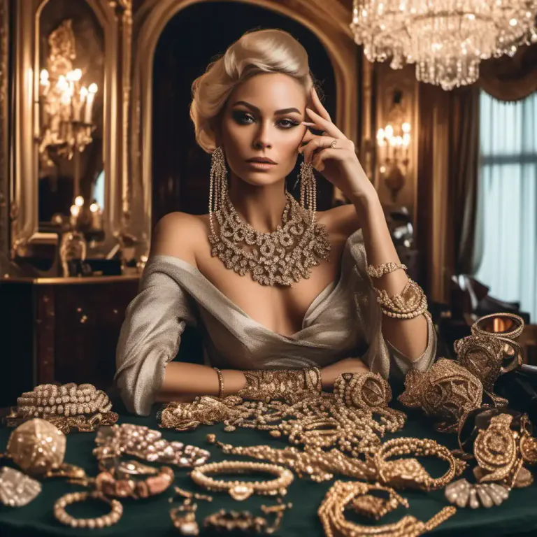 Visual representation of "pomp" - A show of pride or vanity