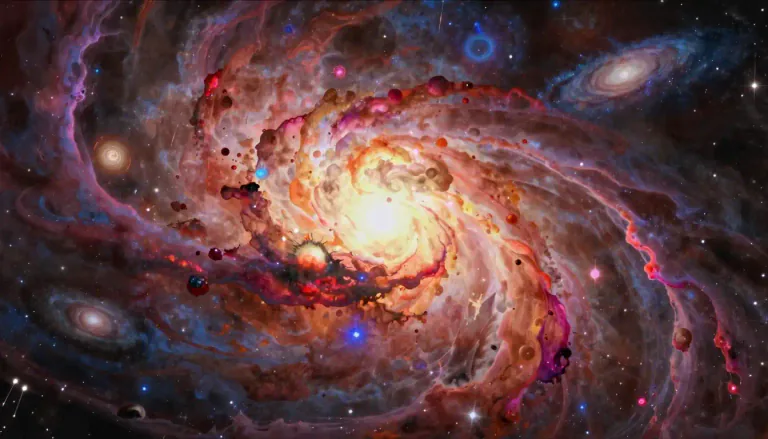 Visual representation of "primordial" - Existing at the very beginning of time or existence