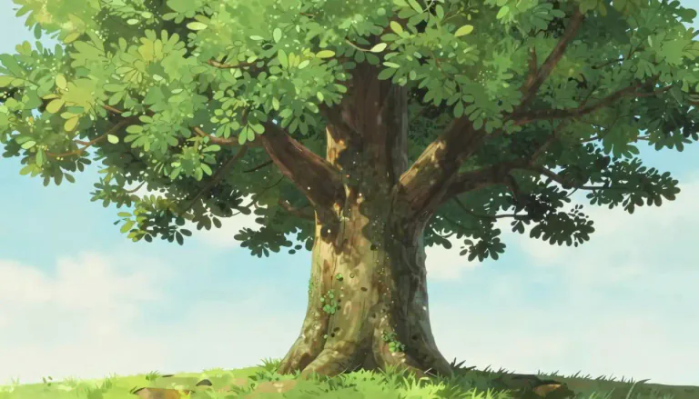 Visual representation of "tree" - A tall plant with a strong wooden trunk