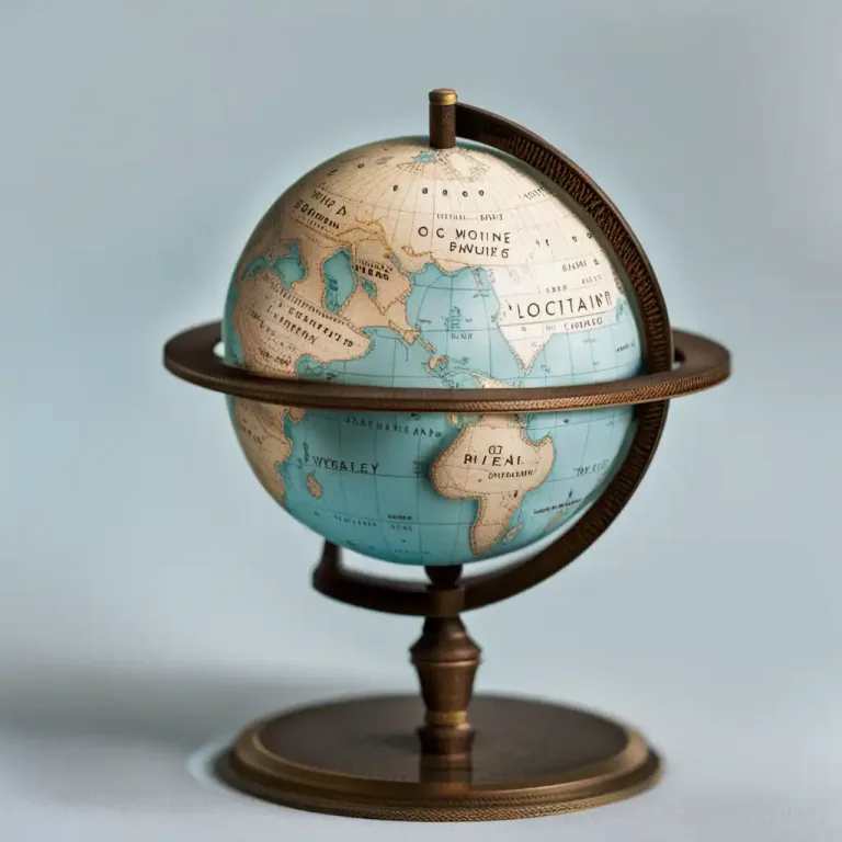 Visual representation of "antipodean" - Located on the opposite side of the earth