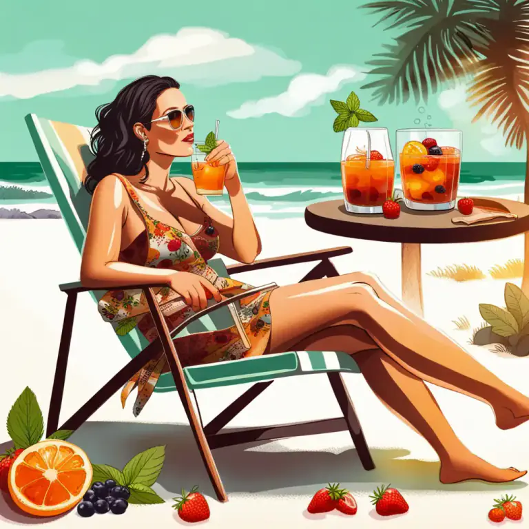 Visual representation of "cobbler" - A long iced drink made with alcohol, such as whiskey, and fruit or mint.
