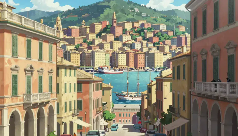 Visual representation of "genovese" - Relating to Genoa, a port city in Italy known for its rich history.